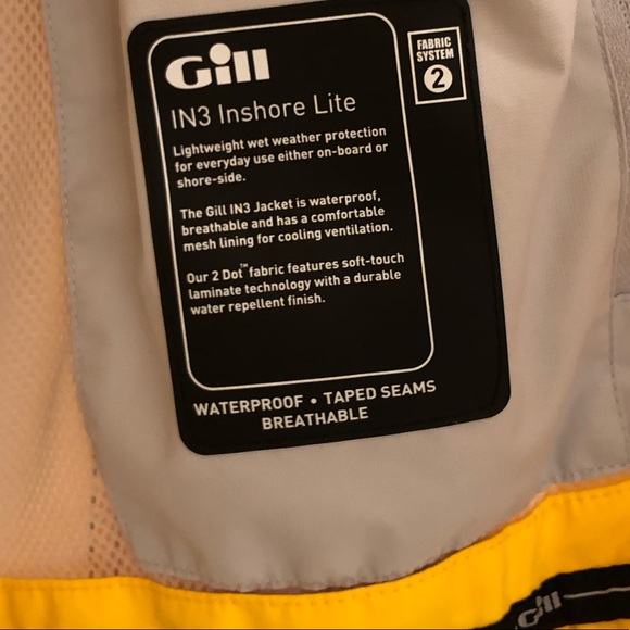 Gill Waterproof Raincoat Jacket Size M - Picture 4 of 8